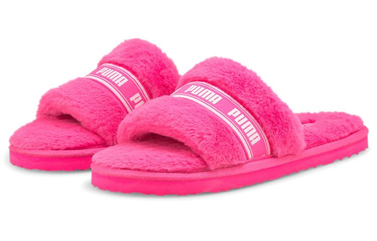 (WMNS) PUMA Fluff Slides 'Fluo Pink' 384937-03 - Image 4