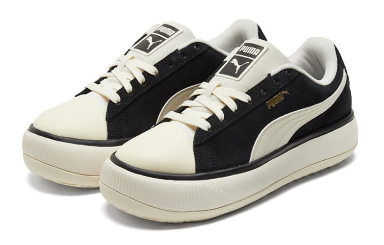 (WMNS) PUMA Suede Mayu TC Sneakers Black 385234-01 - Image 3
