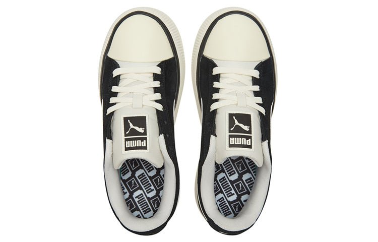 (WMNS) PUMA Suede Mayu TC Sneakers Black 385234-01 - Image 4