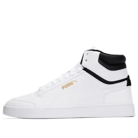 PUMA Shuffle Mid WTR 'White Black Team Gold' 385551-01