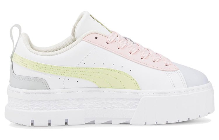(WMNS) PUMA Mayze Leather 'White Arctic Ice' 385591-02 - Image 2
