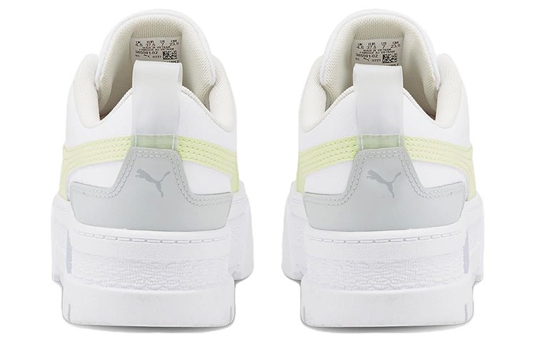 (WMNS) PUMA Mayze Leather 'White Arctic Ice' 385591-02 - Image 4