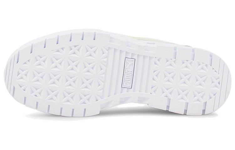 (WMNS) PUMA Mayze Leather 'White Arctic Ice' 385591-02 - Image 5