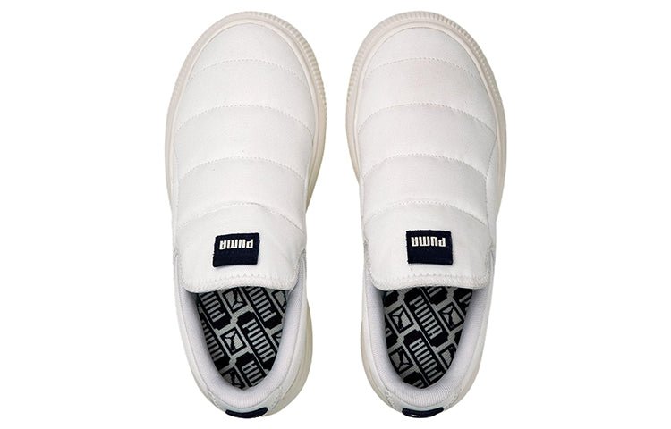 (WMNS) PUMA Suede Mayu Slip-On Canvas 'White Marshmallow' 385595-02 - Image 3