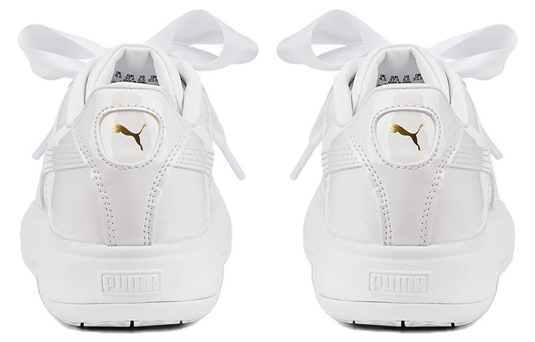 (WMNS) PUMA Suede Mayu Heart Patent 'White' 385967-01 - Image 5