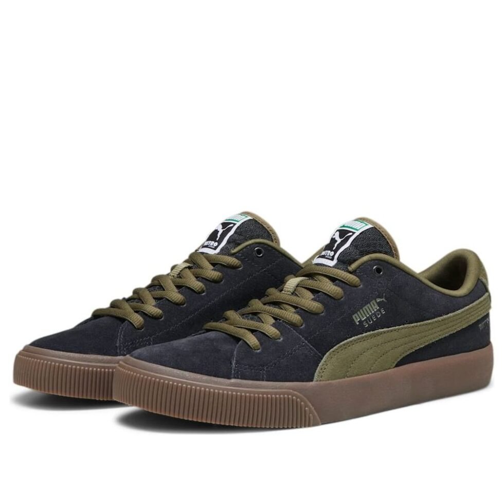 PUMA Suede Skate Nitro 'Black Olive Drab' 386082-13 - Image 3