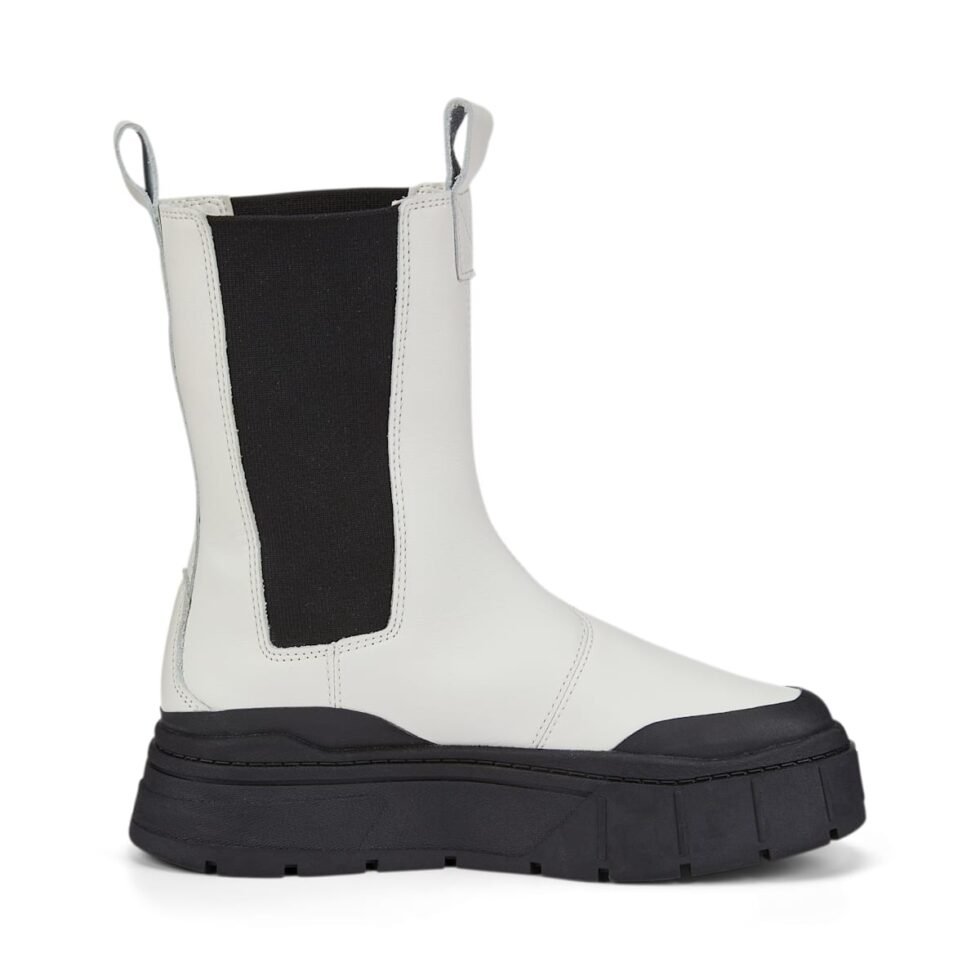 (WMNS) PUMA Mayze Stack Chelsea Boots 'Vaporous Grey Black' 386272-01 - Image 2