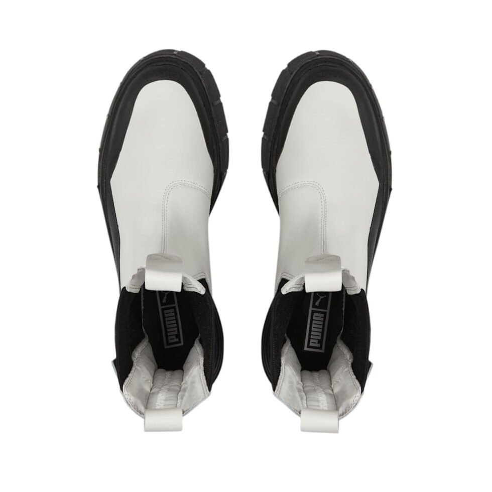 (WMNS) PUMA Mayze Stack Chelsea Boots 'Vaporous Grey Black' 386272-01 - Image 5