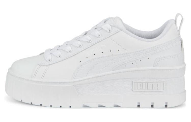 (WMNS) PUMA Mayze Wedge 'Triple White' 386273-04 - Image 2