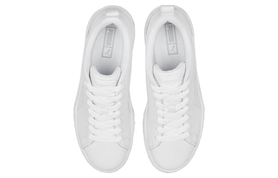 (WMNS) PUMA Mayze Wedge 'Triple White' 386273-04 - Image 3