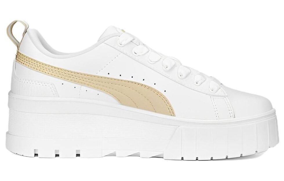 (WMNS) PUMA Mayze Wedge 'White Granola' 386273-06 - Image 2