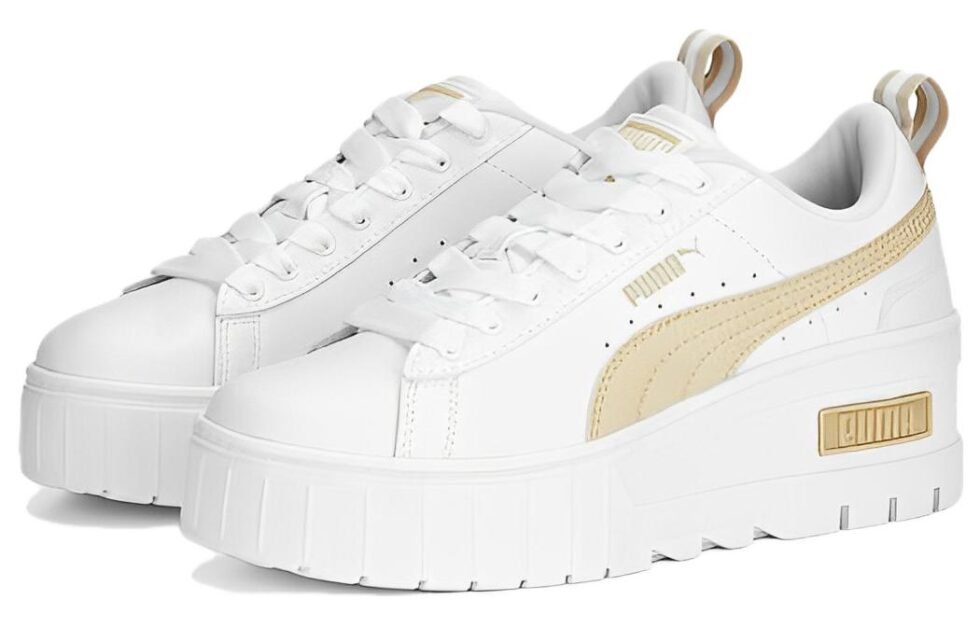 (WMNS) PUMA Mayze Wedge 'White Granola' 386273-06 - Image 3