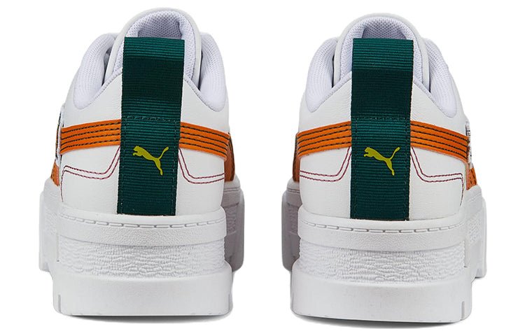 (WMNS) PUMA Mayze Pierced 'White Orange Brick' 386582-02 - Image 5