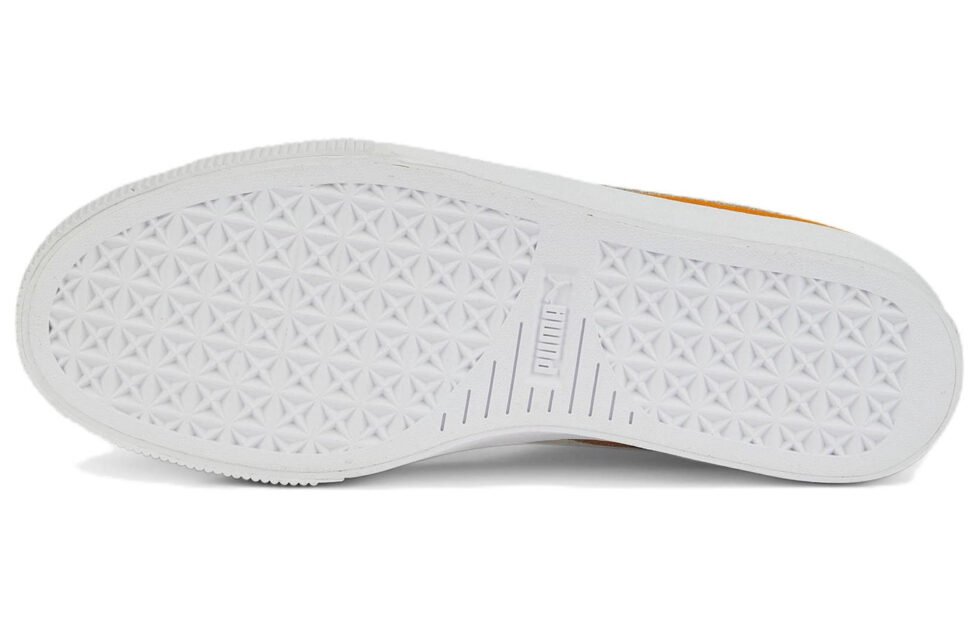 PUMA Suede VULC Classic Shoes 'Orange White' 386598-05 - Image 5