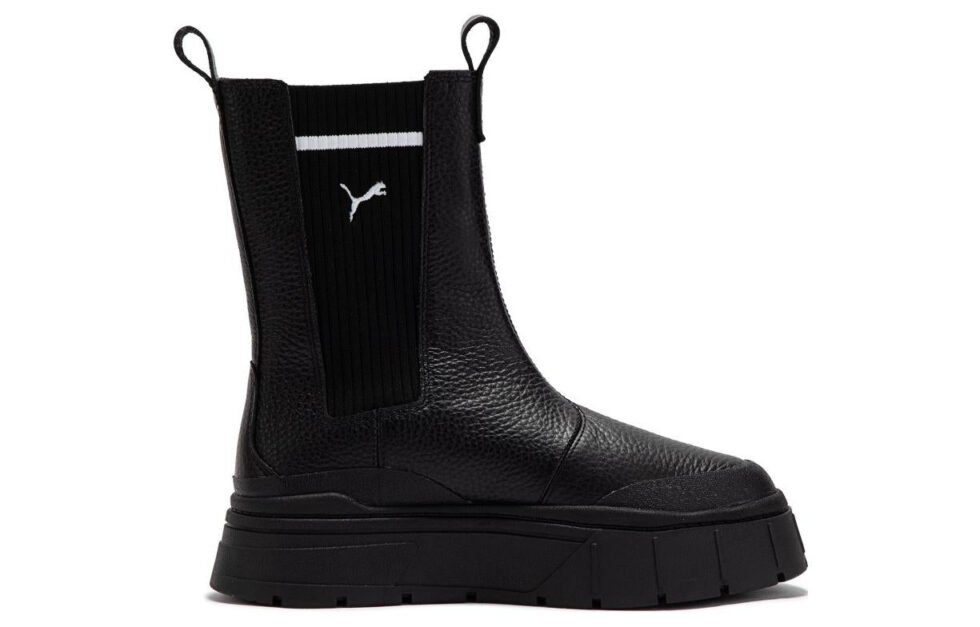 (WMNS) PUMA Mayze Stack Chelsea Boot 'Black' 386742-02 - Image 2