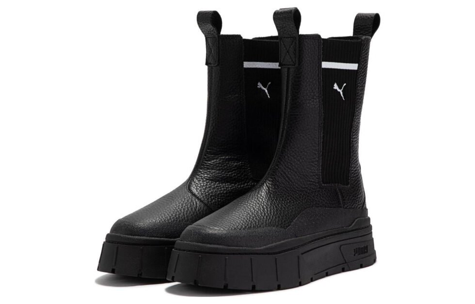 (WMNS) PUMA Mayze Stack Chelsea Boot 'Black' 386742-02 - Image 3