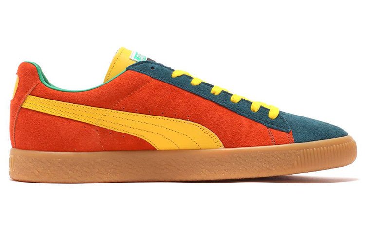 PUMA Suede Vtg Mij Low Tops Retro Skateboarding Shoes Unisex Orange 386802-01 - Image 2