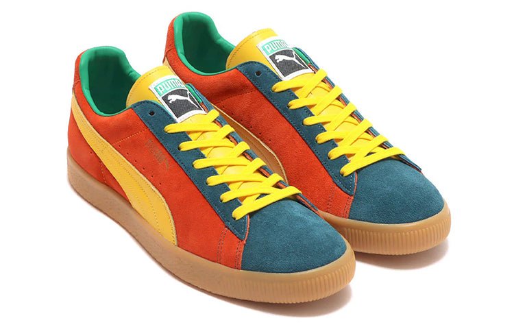 PUMA Suede Vtg Mij Low Tops Retro Skateboarding Shoes Unisex Orange 386802-01 - Image 3
