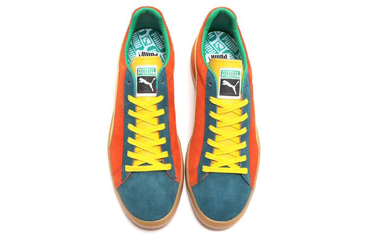 PUMA Suede Vtg Mij Low Tops Retro Skateboarding Shoes Unisex Orange 386802-01 - Image 4