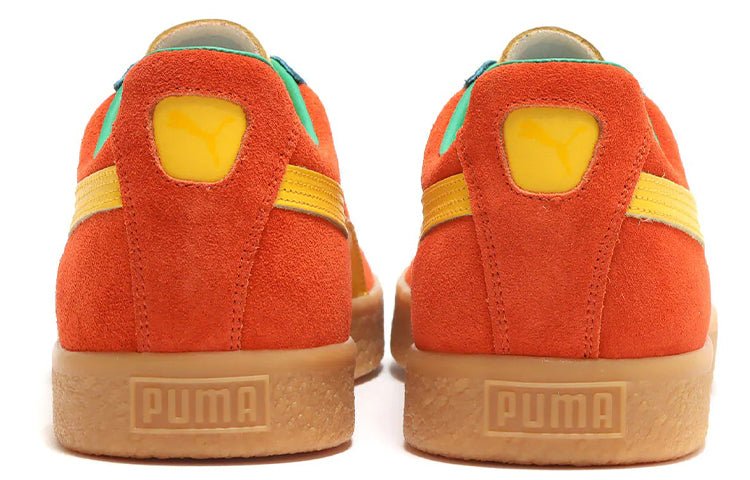PUMA Suede Vtg Mij Low Tops Retro Skateboarding Shoes Unisex Orange 386802-01 - Image 5