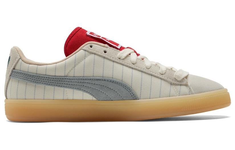 PUMA Coca-Cola x Suede 'Slate Pinstripes' 387049-01 - Image 2