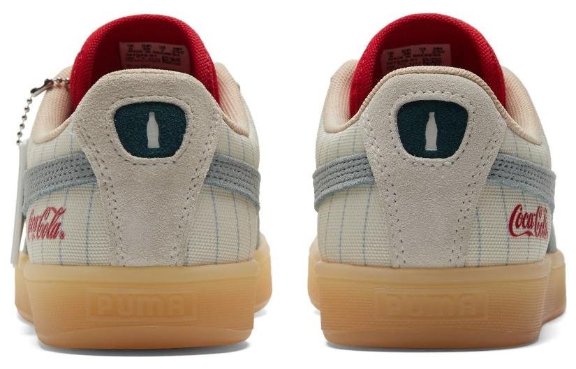 PUMA Coca-Cola x Suede 'Slate Pinstripes' 387049-01 - Image 5