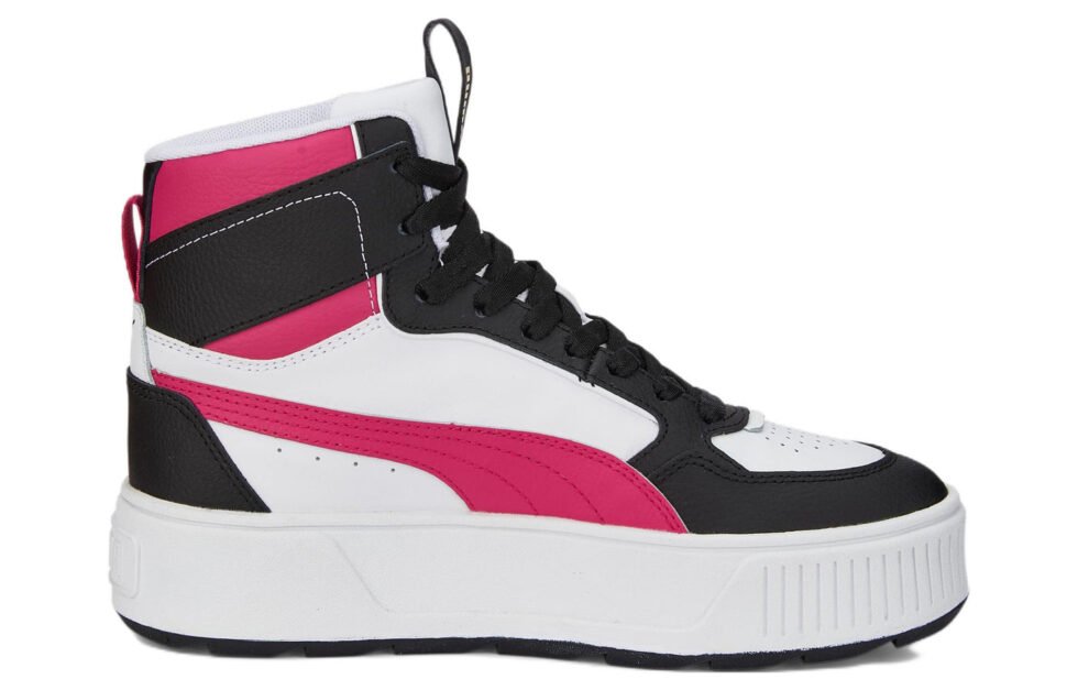 (WMNS) PUMA Karmen Rebelle 'Black White Pink' 387213-03 - Image 2