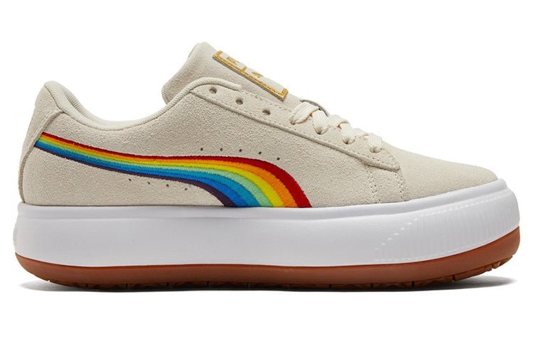 (WMNS) PUMA Suede Mayu 'Rainbow - Whisper White' 387239-03 - Image 2