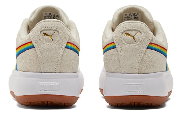 (WMNS) PUMA Suede Mayu 'Rainbow - Whisper White' 387239-03 - Image 4
