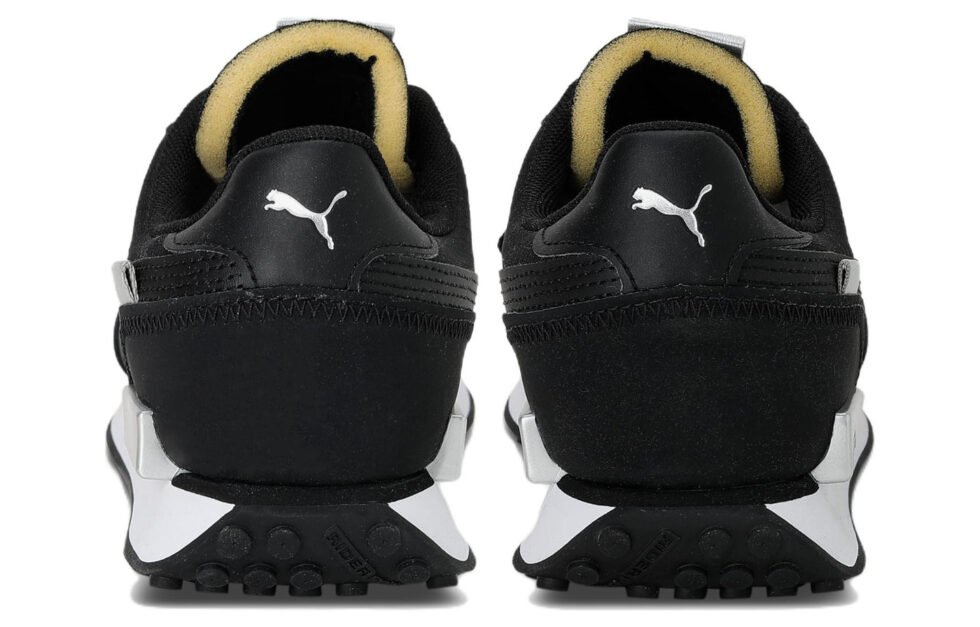 PUMA Future Rider Tech 'Black White Silver' 387274-02 - Image 4