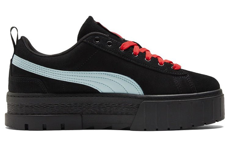 (WMNS) PUMA Dua Lipa x Mayze Suede 'Black Blue Glow' 387294-05 - Image 2