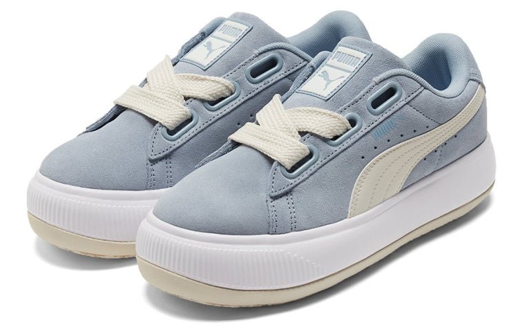 (WMNS) PUMA Suede Mayu Heart 'Blue Wash' 387321-04 - Image 3