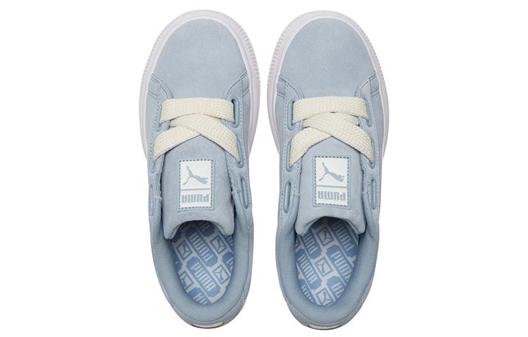 (WMNS) PUMA Suede Mayu Heart 'Blue Wash' 387321-04 - Image 4