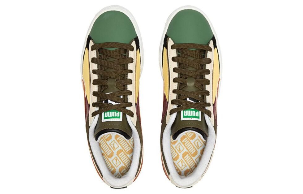 PUMA Suede 'Layers - Deep Olive Warm Chestnut' 387480-02 - Image 4