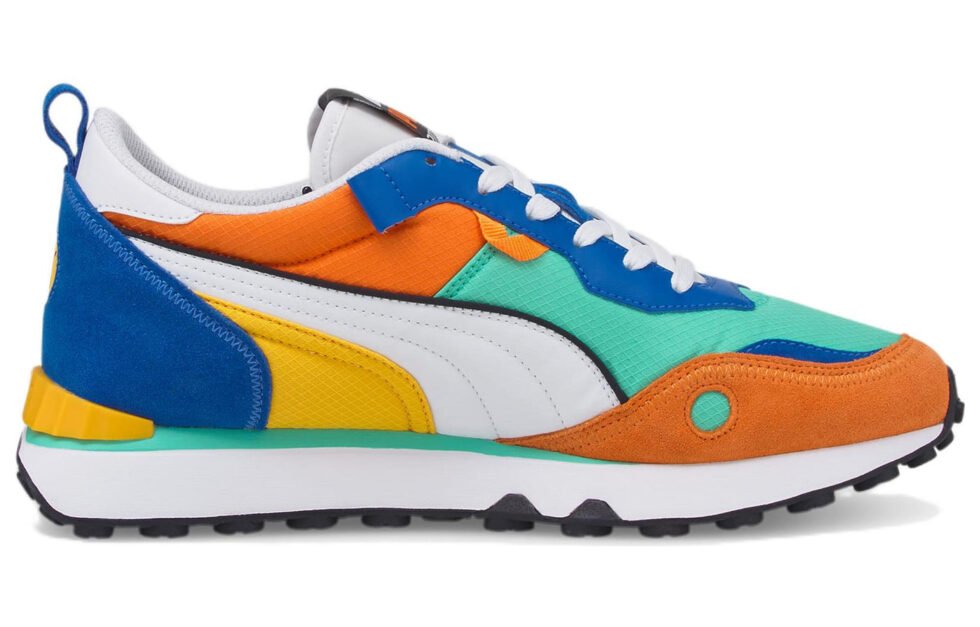 PUMA Future Rider 'Future Vintage - Biscay Green Orange' 387672-01 - Image 2