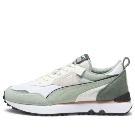 (WMNS) PUMA Future Rider FV Vintage Trainers 'Green White' 387672-30