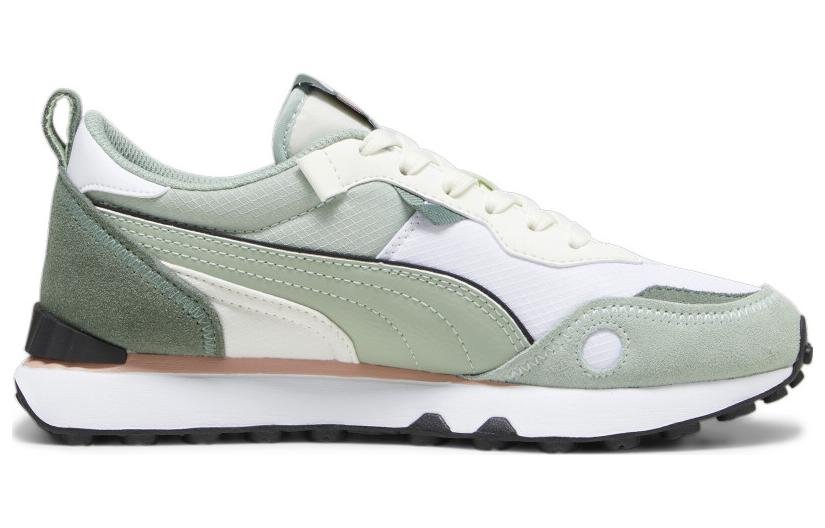(WMNS) PUMA Future Rider FV Vintage Trainers 'Green White' 387672-30 - Image 3