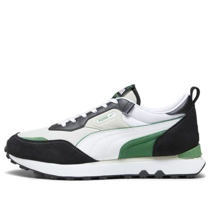 PUMA Future Rider FV Vintage Track Shoes 'White Black Green' 387672-34