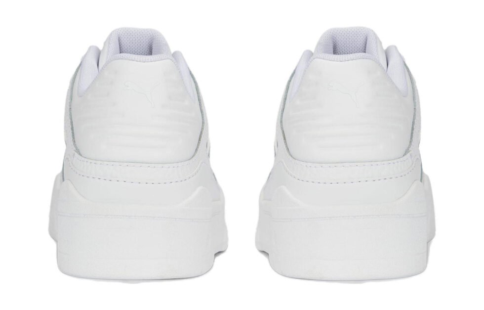 (GS) PUMA Slipstream Leather 'Triple White' 387826-02 - Image 5