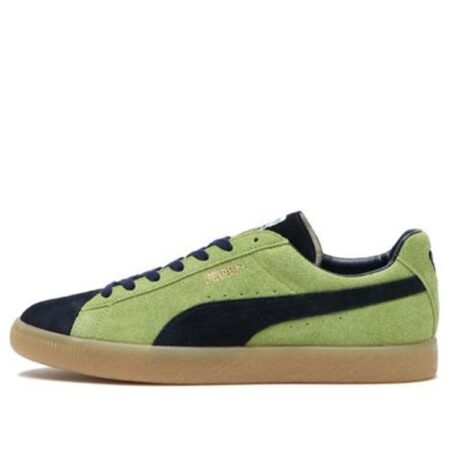 PUMA Suede Vtg Mij Jasmine Green Casual Skateboarding Shoes Black Brown 388132-01