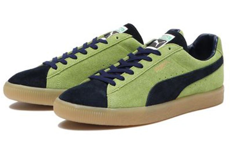 PUMA Suede Vtg Mij Jasmine Green Casual Skateboarding Shoes Black Brown 388132-01 - Image 3