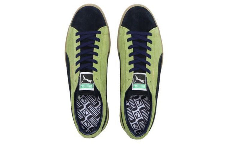 PUMA Suede Vtg Mij Jasmine Green Casual Skateboarding Shoes Black Brown 388132-01 - Image 4