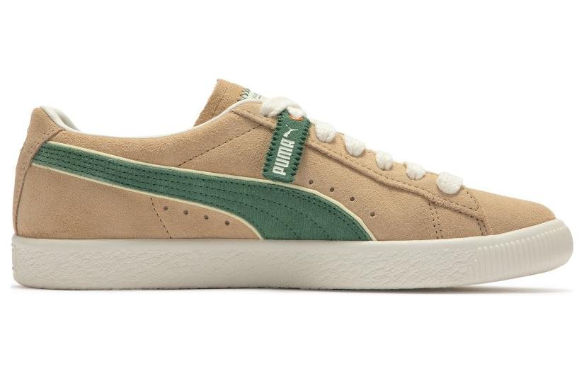 PUMA Suede Vintage 'Players' Lounge - Light Sand Deep Forest' 388148-01 - Image 2