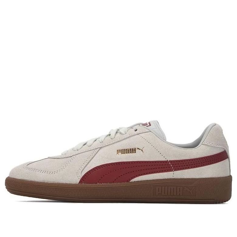 PUMA Army Trainer Suede 'White Gray Red' 388156-02