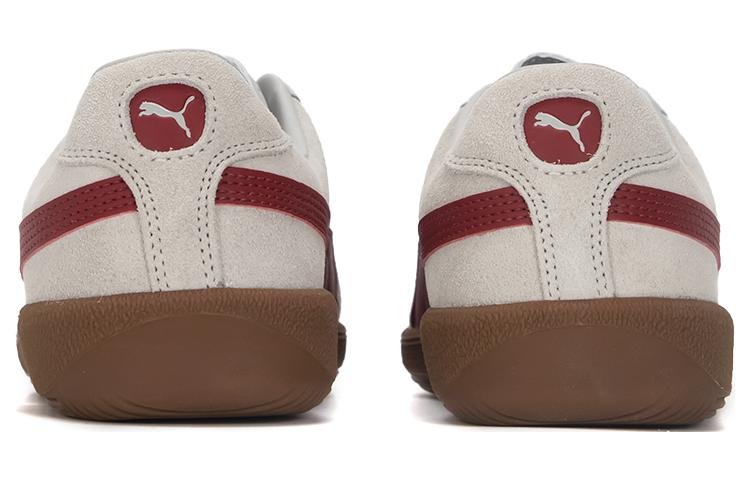 PUMA Army Trainer Suede 'White Gray Red' 388156-02 - Image 4