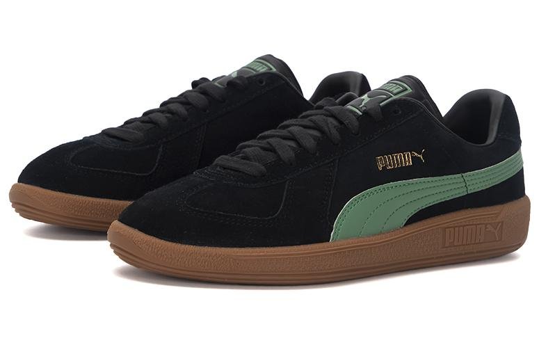 PUMA Army Trainer Suede 'Black' 388156-03 - Image 3