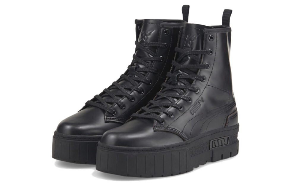 (WMNS) PUMA Dua Lipa x Mayze Boot 'Black' 388611-01 - Image 3