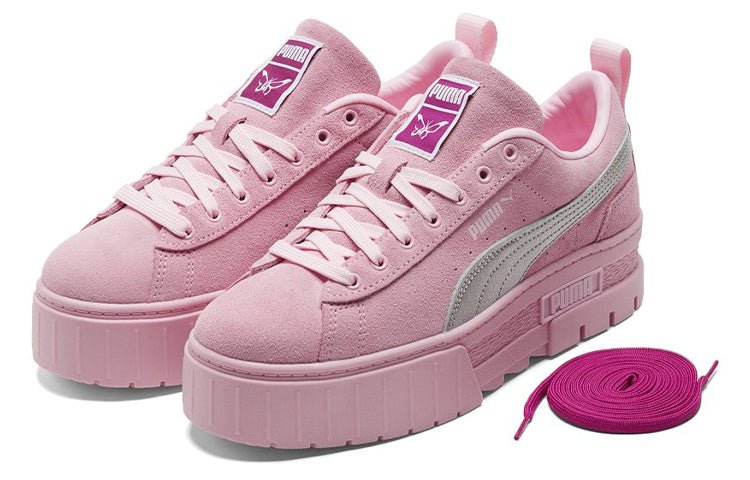 (WMNS) PUMA Dua Lipa x Mayze Suede 'Pink Lady' 388738-01 - Image 3