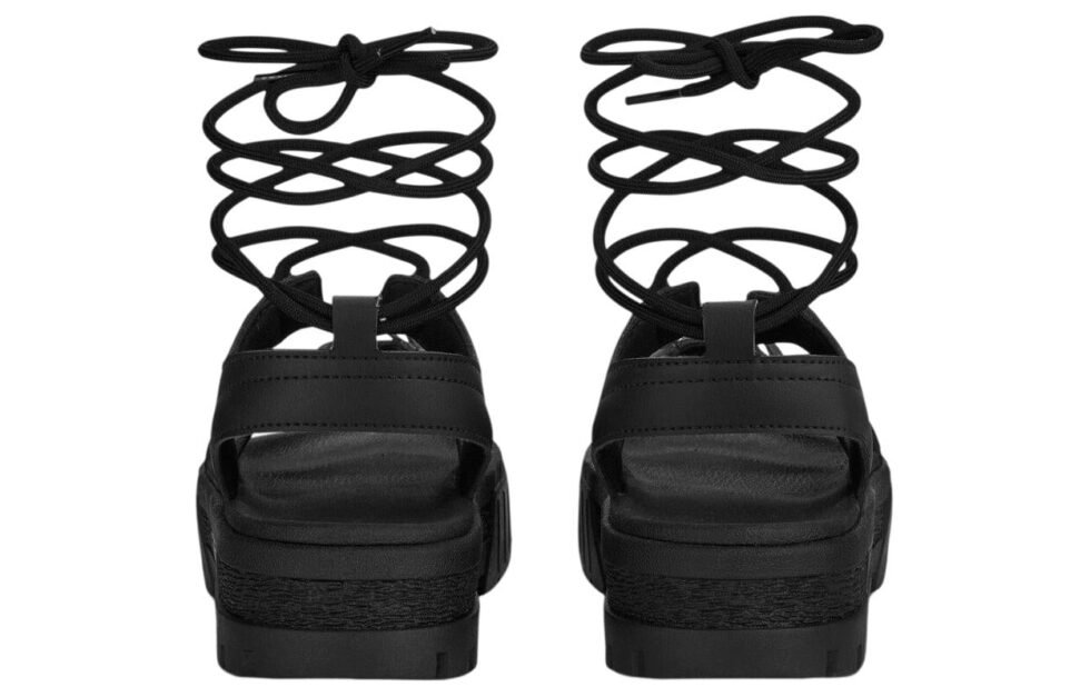 (WMNS) PUMA Mayze Sandal Laces 'Black' 388950-02 - Image 4