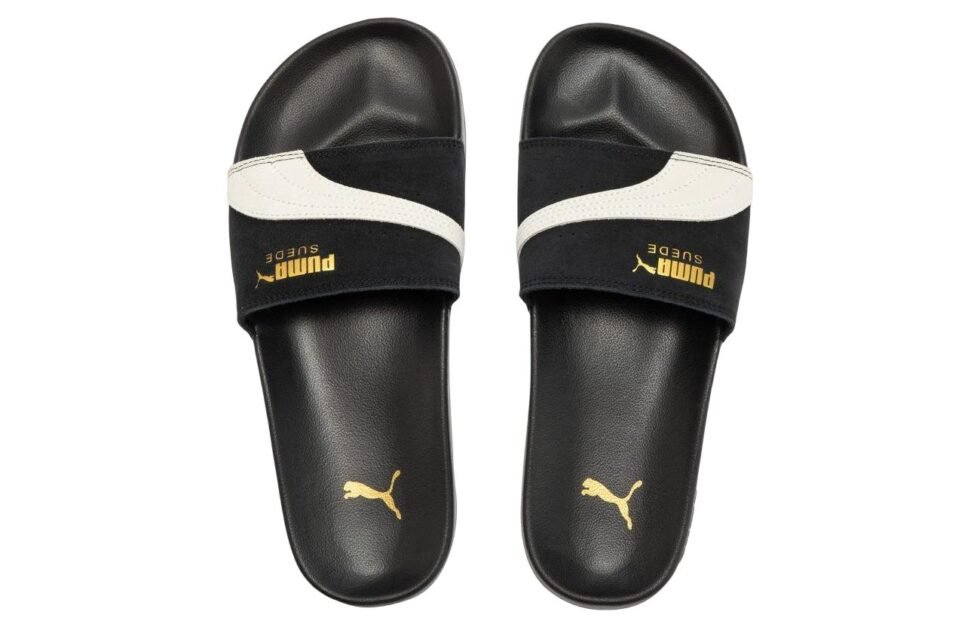 PUMA Lead Cat 2.0 Suede OG Slide 'Black White' 389117-01 - Image 5